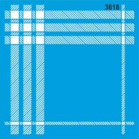 Ekose - Stencil Boyama Şablonu - StencilSepeti