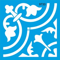 Fayans Deseni - Stencil Boyama Şablonu - StencilSepeti