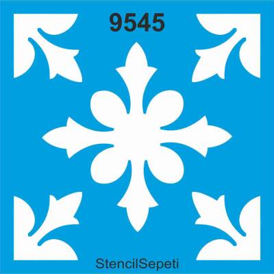 Fayans Deseni - Stencil Şablon - 1