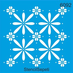 Fayans Deseni - Stencil Şablon - StencilSepeti
