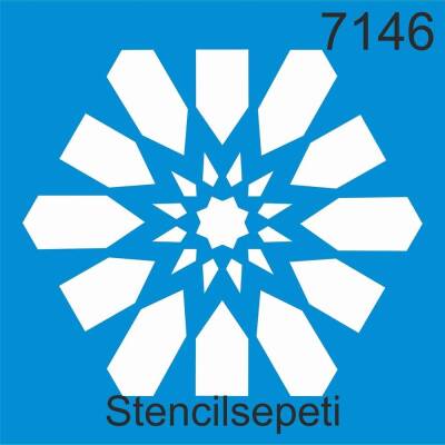 Fayans Deseni - Stencil Şablon - 1