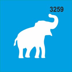 Fil - Stencil Boyama Şablonu - StencilSepeti