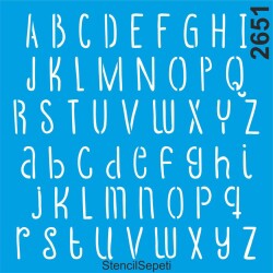 Font - Souplesse - StencilSepeti