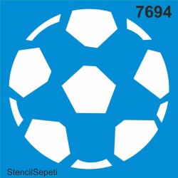 Futbol Topu - StencilSepeti