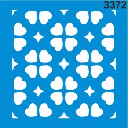 Geometrik Desen - Stencil Boyama Şablonu - StencilSepeti