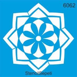 Geometrik Göbek deseni - StencilSepeti