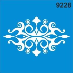 Göbek Deseni - Stencil Şablon - StencilSepeti