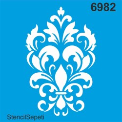 Göbek Deseni - Stencil Şablon - StencilSepeti