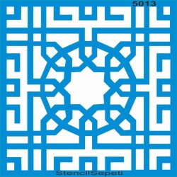 Gobek Deseni - Stencil Şablon - StencilSepeti