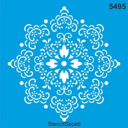 Göbek Deseni - Stencil Şablon - StencilSepeti