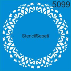 Göbek Deseni - Stencil Şablon - StencilSepeti