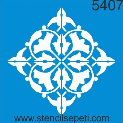 Göbek Deseni - Stencil Şablon - StencilSepeti