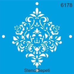 Göbek Deseni - Stencil Şablon - StencilSepeti