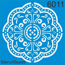 Göbek Deseni - Stencil Şablon - StencilSepeti