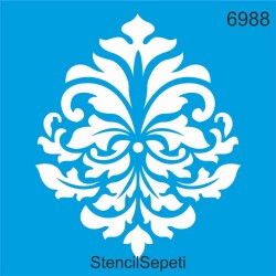 Göbek Deseni - Stencil Şablon - StencilSepeti