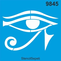 Göz - Stencil Desen Şablonu - StencilSepeti
