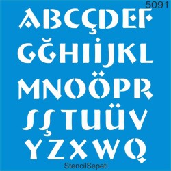 Harfler 2 - StencilSepeti