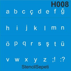 Harfler - StencilSepeti