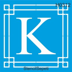 Harfler - K - StencilSepeti