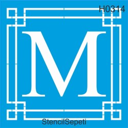 Harfler - M - StencilSepeti