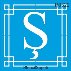 Harfler - Ş - StencilSepeti
