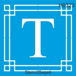 Harfler - T - StencilSepeti