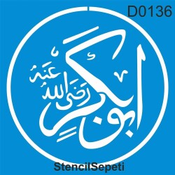 Hz. Ebubekir - StencilSepeti