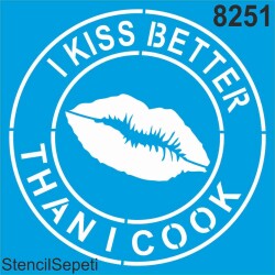 I Kiss - StencilSepeti