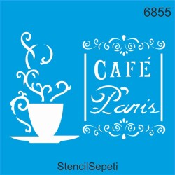Kafe Paris - StencilSepeti