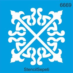 Kafkas Motifi - StencilSepeti