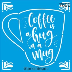 Kahve Dediğin - StencilSepeti