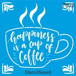 Kahve Dediğin - StencilSepeti