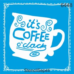 Kahve Saati - StencilSepeti