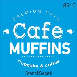 Kahve ve Kek - StencilSepeti