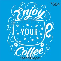 Kahve Zamanı - StencilSepeti