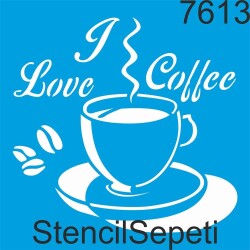 Kahvenin Aşkı - StencilSepeti