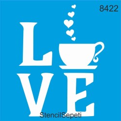 Kahvenin Aşkı - StencilSepeti