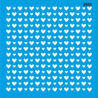 Kalpler Desen - Stencil Boyama Şablonu - StencilSepeti