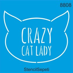Kedi Delisi - StencilSepeti