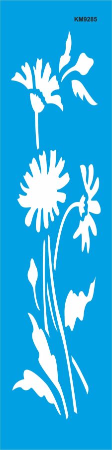 Kenar Deseni - Stencil Boyama Şablonu - 1