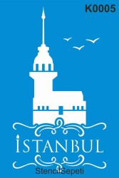 Kız Kulesi - StencilSepeti