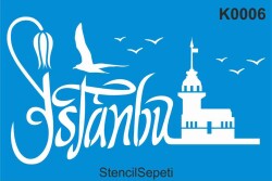 Kız Kulesi ve İstanbul - StencilSepeti