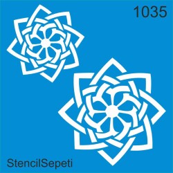 Klasik Anadolu Göbek Deseni - Stencil Şablon - StencilSepeti