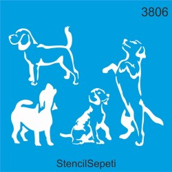 Köpekler - StencilSepeti