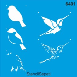 Kuşlar - StencilSepeti