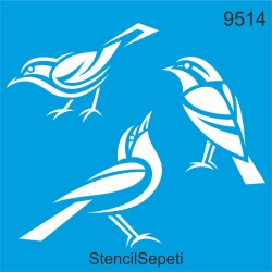 Kuşlar - StencilSepeti
