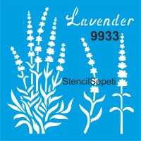 Lavanta - Stencil Boyama Şablonu - StencilSepeti