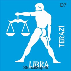 Libra Terazi - StencilSepeti