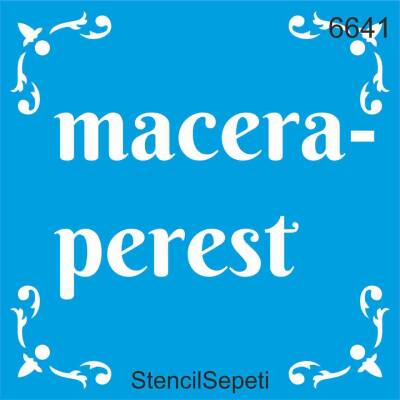 Maceraperest - 1