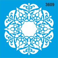 Mandala - Stencil Boyama Şablonu - StencilSepeti